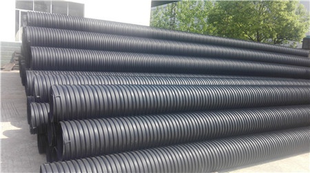 HDPE聚乙烯竖钢缠绕管 